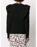Blakely ruffled shoulders jumper
