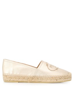 embroidered logo espadrilles