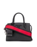 mini Saffiano leather tote bag