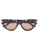 cat-eye frame tortoiseshell-effect sunglasses
