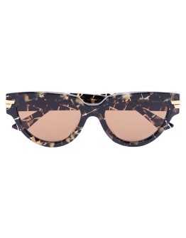 cat-eye frame tortoiseshell-effect sunglasses