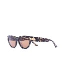 cat-eye frame tortoiseshell-effect sunglasses