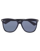 oversized-frame tinted sunglasses