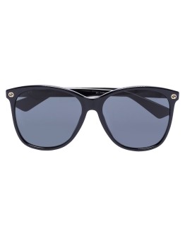oversized-frame tinted sunglasses