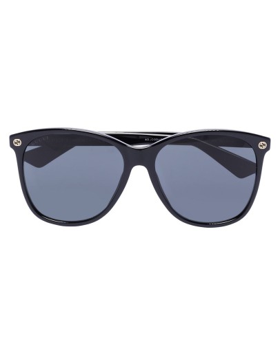 oversized-frame tinted sunglasses