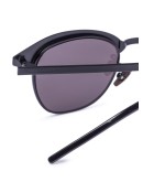 matte round-frame sunglasses