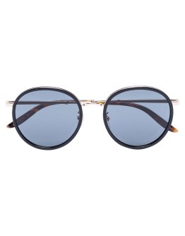 round-frame tinted sunglasses