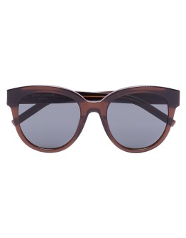round-frame tinted sunglasses