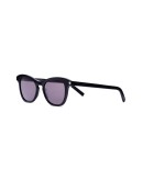Havana round lens sunglasses