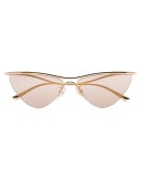 Curve cat eye-frame sunglasses