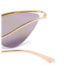 Curve cat eye-frame sunglasses