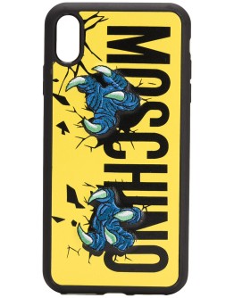 Claw logo-print iPhone XS Max case