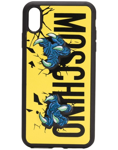 Claw logo-print iPhone XS Max case
