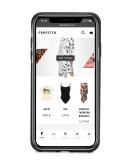 Claw logo-print iPhone XS Max case