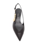 safety pin point-toe flats