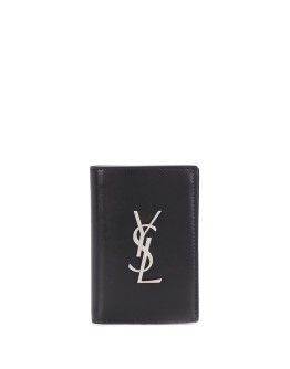 logo plaque bi-fold wallet