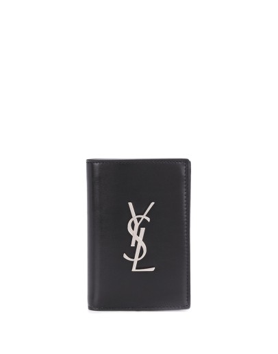 logo plaque bi-fold wallet