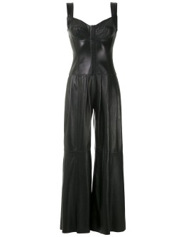 leather jumpsuit