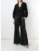 leather jumpsuit