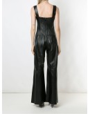 leather jumpsuit