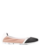 Wrap flat ballerina shoes
