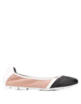 Wrap flat ballerina shoes