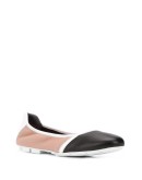 Wrap flat ballerina shoes