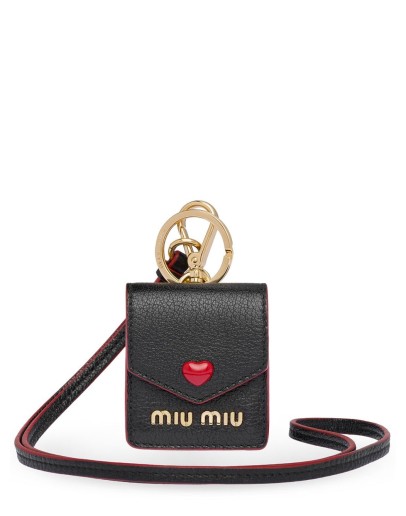 Madras Love earbud case 6.5cmx5cm