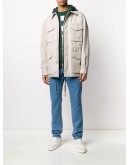 patch pockets bonded parka