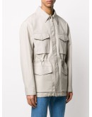 patch pockets bonded parka
