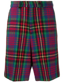 plaid Bermuda shorts