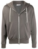 Ami embroidery zipped hoodie