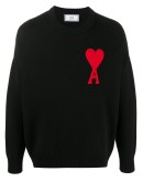 crew neck oversize logo jumper