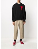 crew neck oversize logo jumper