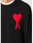 crew neck oversize logo jumper