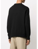 crew neck oversize logo jumper