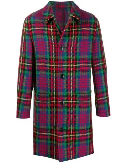 check patch pockets coat