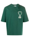 MEN T-SHIRT WITH OVERSIZE AMI DE COEUR PATCH