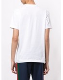 heart print crew neck T-shirt