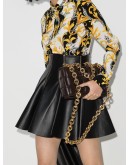 Baroque print long-sleeve shirt