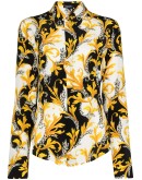 Baroque print long-sleeve shirt