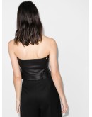 biker-style corset top