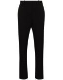 slim-fit tailored trousers