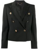 cropped double-breasted blazer