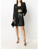 cropped double-breasted blazer