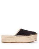 platform open heel espadrilles