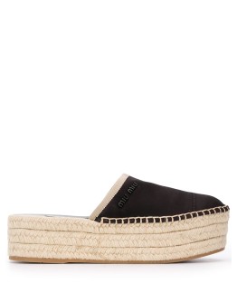 platform open heel espadrilles