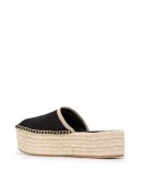 platform open heel espadrilles
