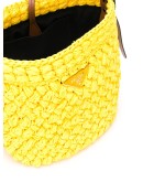 woven logo patch shoulder bag