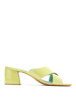 Tahima patent leather mules